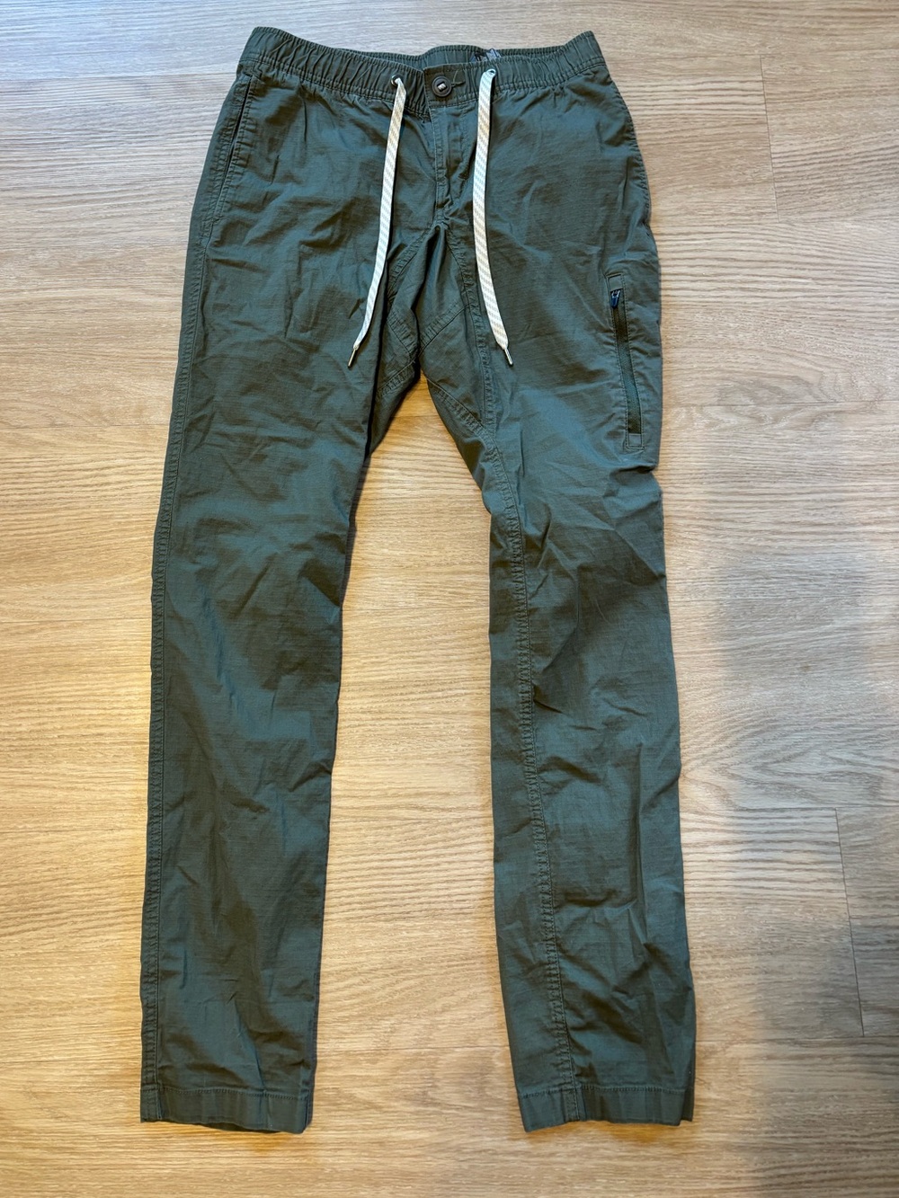 Vuori Men’s Sz Small Ripstop Climber Pant Drawstring Waist Green